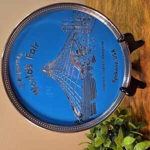 VINTAGE Expo '74 World Fair United States Pavillion Spokane USA Serving Tray